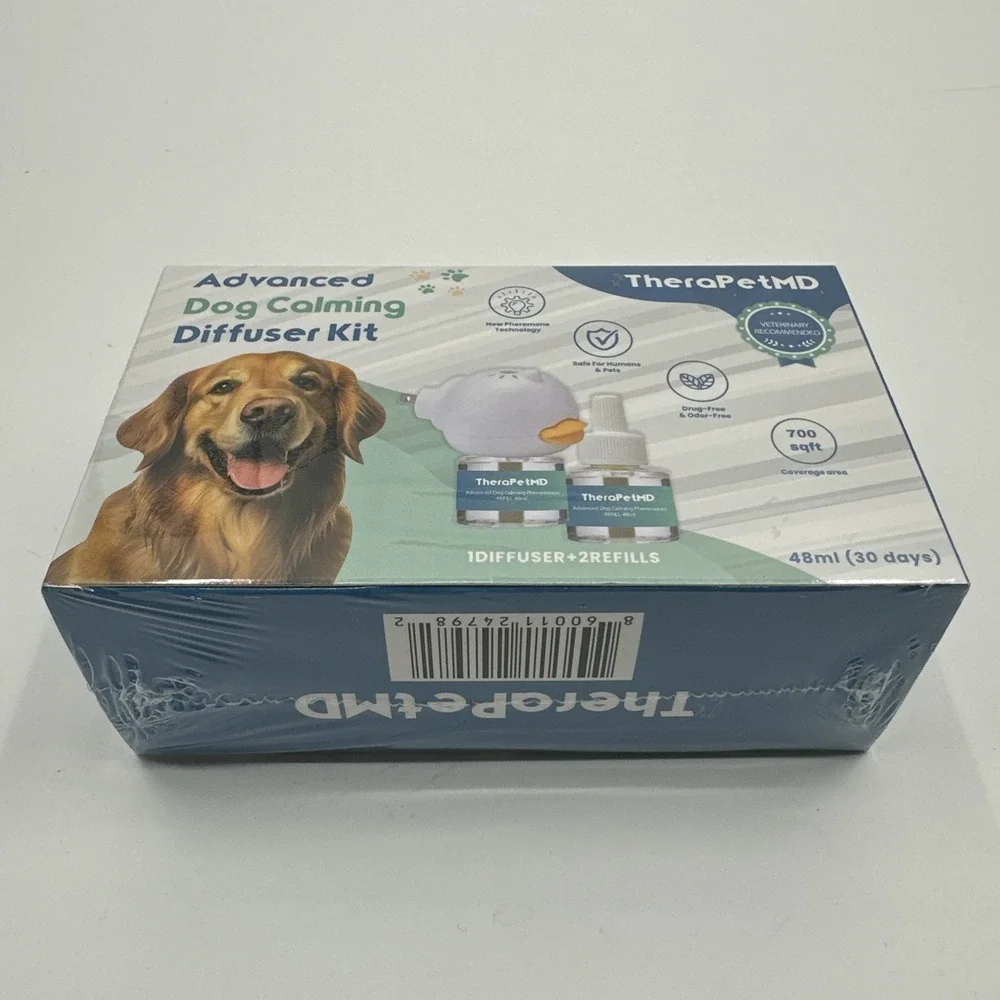 TheraPet MD Advanced Dog Calming Diffuser Kit (1 Diffuser + 2 Refills) New Seal